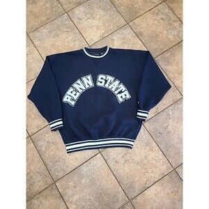 Vintage Penn State College Crewneck Made in USA Crable Sportswear L